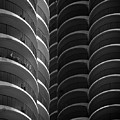 Chicago Abstract Black and White